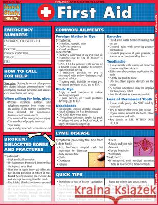 First Aid BarCharts Inc 9781572226999 Barcharts - książka