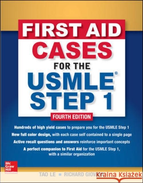 First Aid Cases for the USMLE Step 1, Fourth Edition Tao Le 9781260143133 McGraw-Hill Education - książka