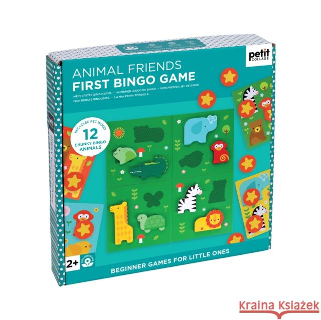 First Bingo Game: Animal Friends Petit Collage 9781797237503 Petit Collage - książka