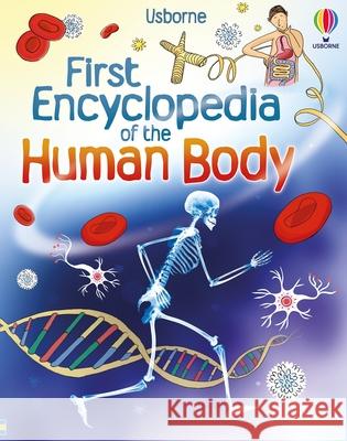 First Encyclopedia of the Human Body Fiona Chandler David Hancock 9781835405598 Usborne Books - książka