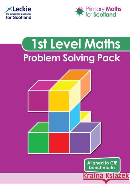 First Level Problem Solving Pack: For Curriculum for Excellence Primary Maths Sheona Goodall 9780008508678 HarperCollins Publishers - książka