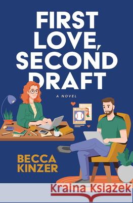 First Love, Second Draft Becca Kinzer 9781420521382 Thorndike Press Large Print - książka