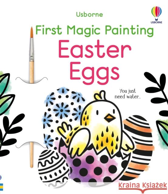 First Magic Painting Easter Eggs Abigail Wheatley 9781801315043 Usborne Publishing Ltd - książka