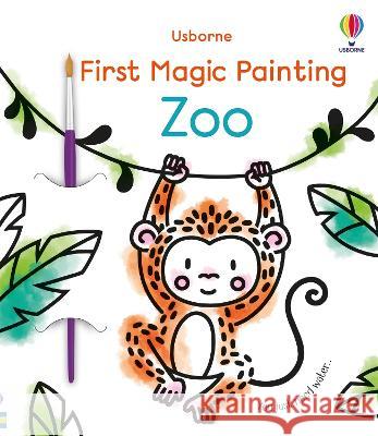 First Magic Painting Zoo Abigail Wheatley Emily Ritson 9781805071778 Usborne Books - książka
