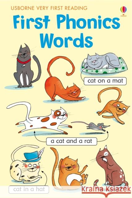 First Phonics Words Mairi Mackinnon 9781409550488 Usborne Publishing Ltd - książka