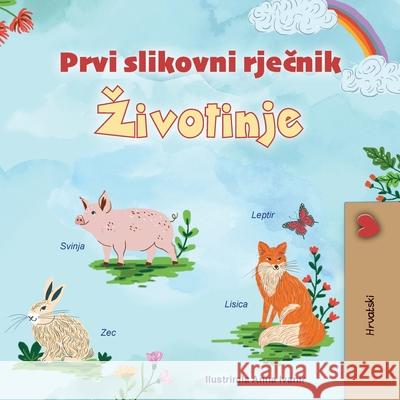 First Picture Dictionary - Animals (Croatian Children's Book) Kidkiddos Books 9781834164953 Kidkiddos Books Ltd. - książka