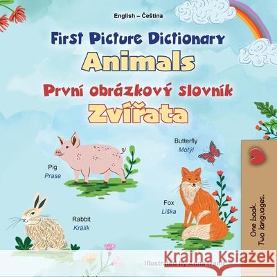 First Picture Dictionary - Animals (English Czech Bilingual Children's Book) Kidkiddos Books 9781834165011 Kidkiddos Books Ltd. - książka