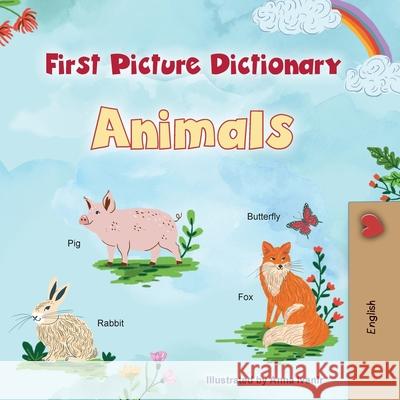First Picture Dictionary - Animals: English Edition Kidkiddos Books 9781049701370 Kidkiddos Books Ltd. - książka
