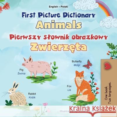 First Picture Dictionary - Animals (English Polish Bilingual Children's Book) Kidkiddos Books 9781834166841 Kidkiddos Books Ltd. - książka