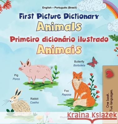 First Picture Dictionary - Animals (English Portuguese Brazilian Bilingual Children's Book) Kidkiddos Books 9781834162263 Kidkiddos Books Ltd. - książka