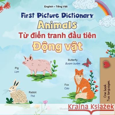 First Picture Dictionary - Animals (English Vietnamese Bilingual Children's Book) Kidkiddos Books 9781834169668 Kidkiddos Books Ltd. - książka