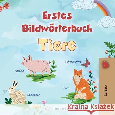 First Picture Dictionary - Animals (German Children's Book) Kidkiddos Books 9781834163062 Kidkiddos Books Ltd. - książka