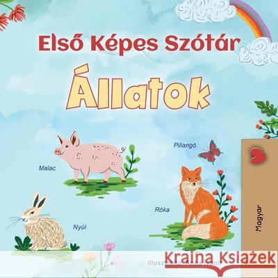 First Picture Dictionary - Animals (Hungarian Children's Book) Kidkiddos Books 9781834165707 Kidkiddos Books Ltd. - książka