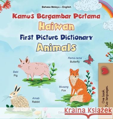 First Picture Dictionary - Animals (Malay English Bilingual Children's Book) Kidkiddos Books 9781834166377 Kidkiddos Books Ltd. - książka
