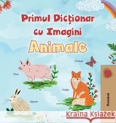 First Picture Dictionary - Animals (Romanian Children's Book) Kidkiddos Books 9781834167336 Kidkiddos Books Ltd. - książka