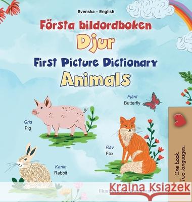 First Picture Dictionary - Animals (Swedish English Bilingual Children's Book) Kidkiddos Books 9781834167725 Kidkiddos Books Ltd. - książka