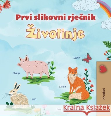 First Picture Dictionary - Animals (Croatian Children's Book) Kidkiddos Books 9781834164960 Kidkiddos Books Ltd. - książka