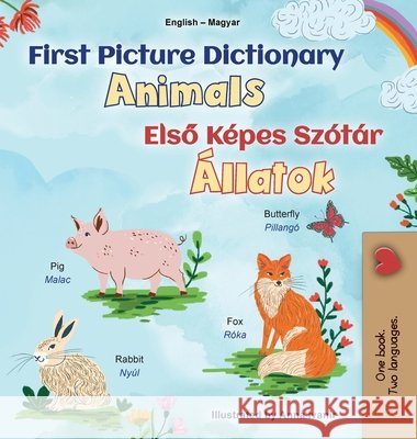 First Picture Dictionary - Animals (English Hungarian Bilingual Children's Book) Kidkiddos Books 9781834165684 Kidkiddos Books Ltd. - książka