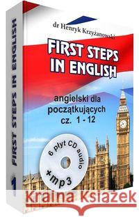 First steps in English cz.1 Intensywny angielski Krzyżanowski Henryk 9788389035714 Level Trading - książka