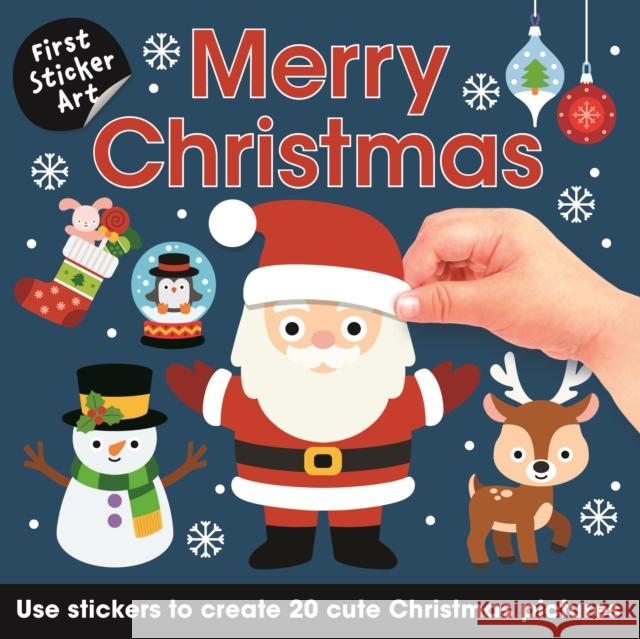 First Sticker Art: Merry Christmas Toby Reynolds 9781912188659 Green Android Limited - książka