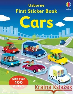 First Sticker Book Cars Simon Tudhope S?bastien Telleschi 9781835405116 Usborne Books - książka