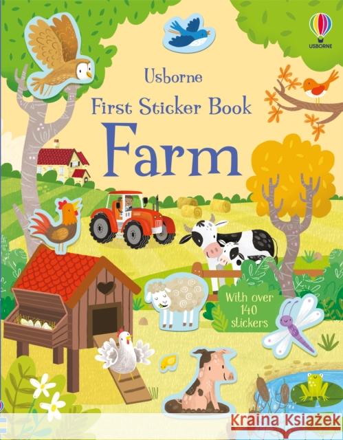 First Sticker Book Farm KRISTIE PICKERSGILL 9781474986601 Usborne Publishing Ltd - książka