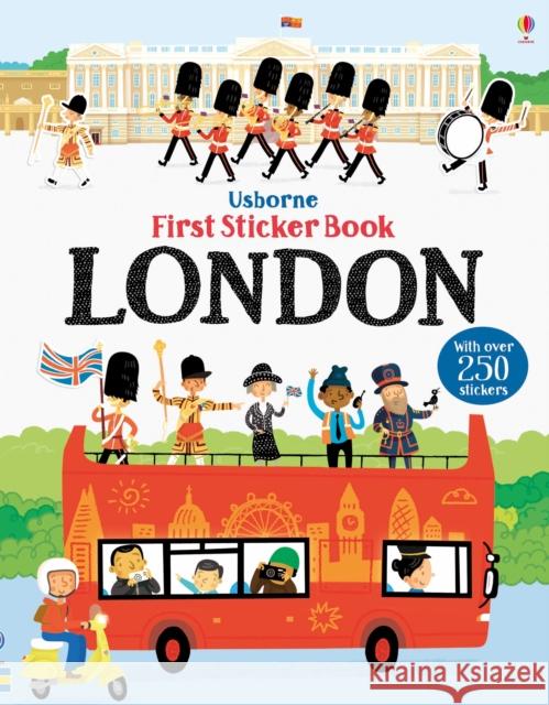 First Sticker Book London James MacLaine 9781474933438 Usborne Publishing Ltd - książka