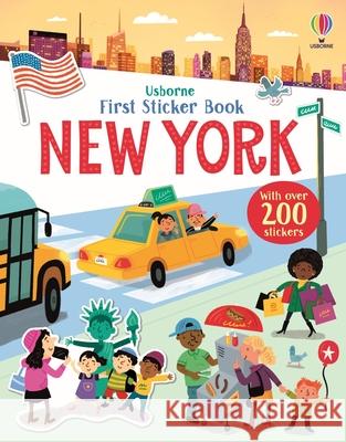 First Sticker Book New York James MacLaine Wesley Robins 9781836052036 Usborne Books - książka