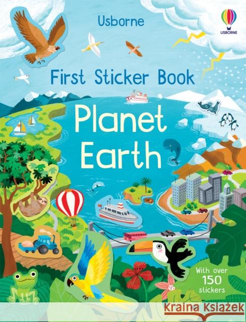 First Sticker Book Planet Earth KRISTIE PIXKERSGILL 9781474998987 Usborne Publishing Ltd - książka