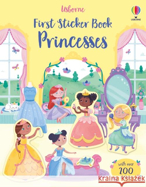 First Sticker Book Princesses Caroline Young 9781474986618 Usborne Publishing Ltd - książka