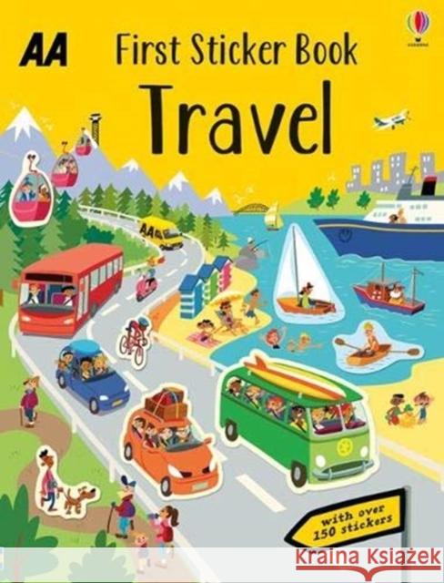 First Sticker Book Travel  9780749581534 AA Publishing - książka