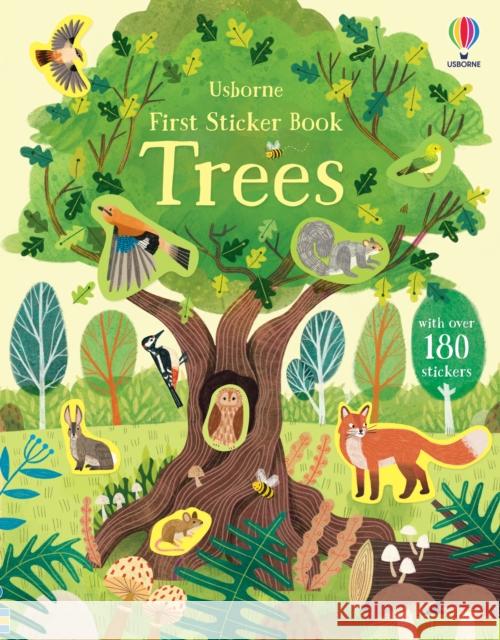 First Sticker Book Trees JANE BINGHAM 9781474998925 Usborne Publishing Ltd - książka