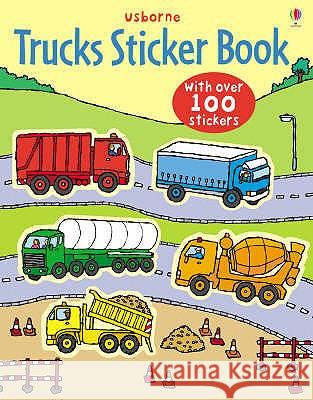 First Sticker Book Trucks Sam Taplin 9780746089415 Usborne Publishing Ltd - książka