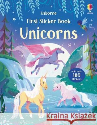 First Sticker Book Unicorns Alice Beecham Katie Melrose 9781805317814 Usborne Books - książka