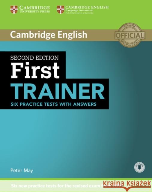 First Trainer Six Practice Tests with Answers with Audio May Peter 9781107470187 Cambridge University Press - książka