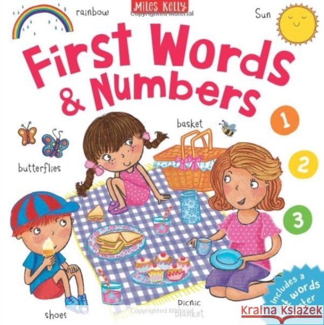 First Words and Numbers Sarah Carpenter 9781789895162 Miles Kelly Publishing Ltd - książka