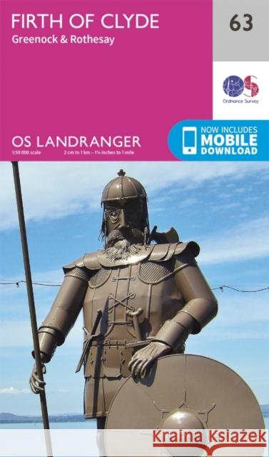 Firth of Clyde, Greenock & Rothesay Ordnance Survey 9780319261613 Ordnance Survey - książka