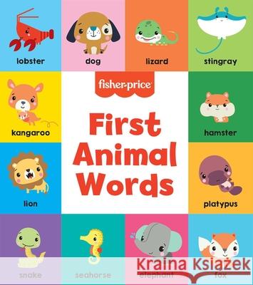 Fisher-Price: First Animal Words Mattel 9781640365971 Mattel Press - książka