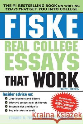 Fiske Real College Essays That Work Edward Fiske 9781402295768 Sourcebooks - książka