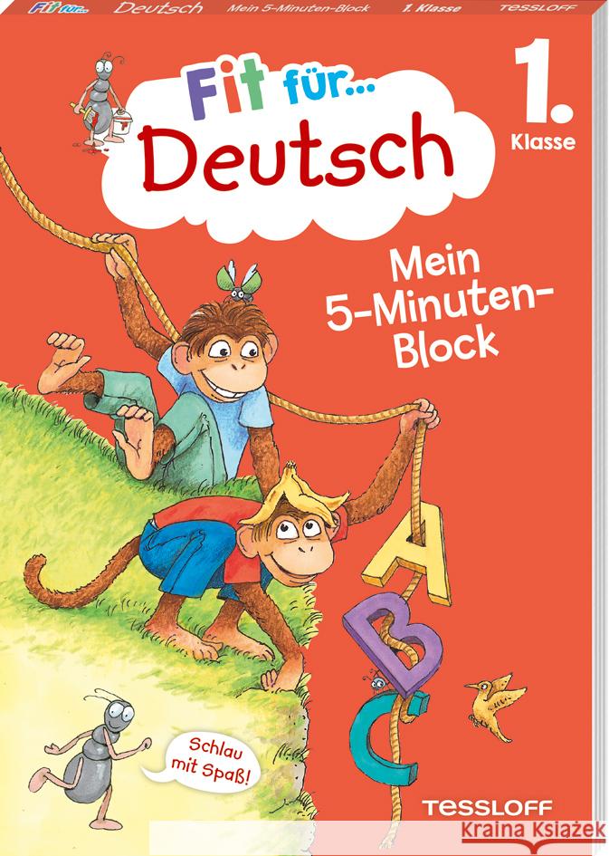 Fit für Deutsch 1. Klasse. Mein 5-Minuten-Block Zenker, Werner 9783788625047 Tessloff Verlag Ragnar Tessloff GmbH & Co. KG - książka