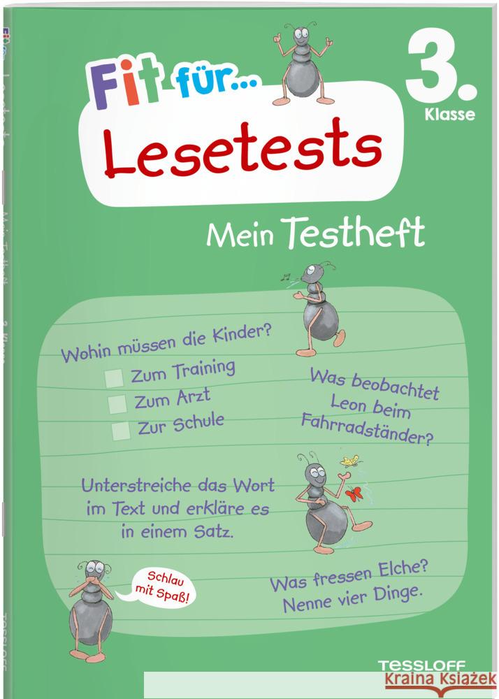 Fit für Lesetests 3. Klasse. Mein Testheft Meyer, Julia 9783788626624 Tessloff Verlag Ragnar Tessloff GmbH & Co. KG - książka