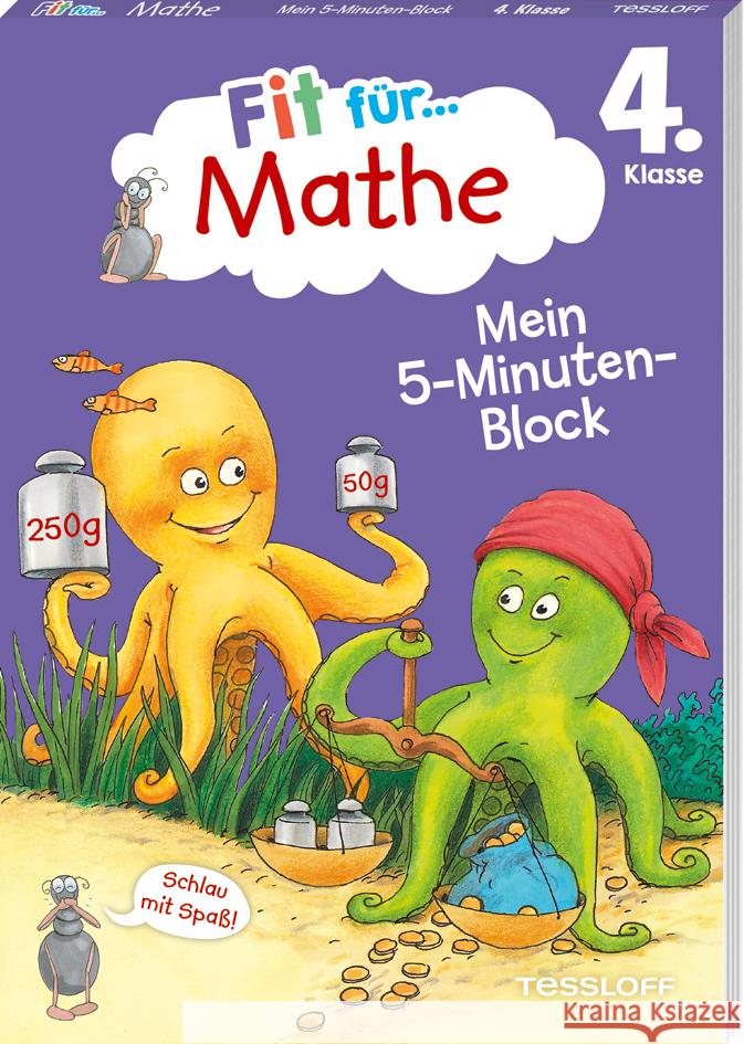 Fit für Mathe 4. Klasse. Mein 5-Minuten-Block Zenker, Werner 9783788625115 Tessloff Verlag Ragnar Tessloff GmbH & Co. KG - książka