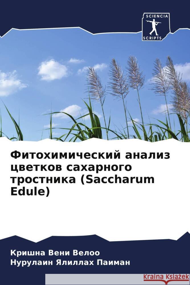 Fitohimicheskij analiz cwetkow saharnogo trostnika (Saccharum Edule) Veloo, Krishna Veni, Paiman, Nurulain Yalillah 9786208522407 Sciencia Scripts - książka
