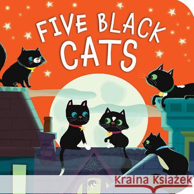 Five Black Cats Patricia Hegarty Julia Woolf 9781589252394 Tiger Tales - książka