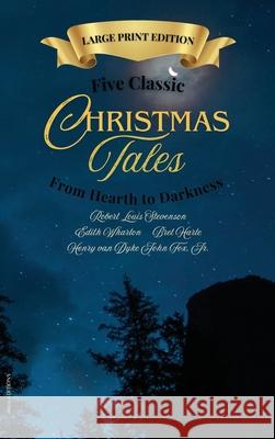 Five Classic Christmas Tales: Large Print Edition Edith Wharton Bret Harte 9782384556465 Alicia Editions - książka