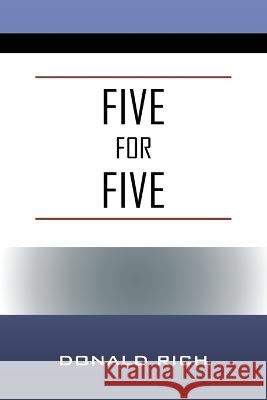 Five for Five Donald Rich 9781977252265 Outskirts Press - książka