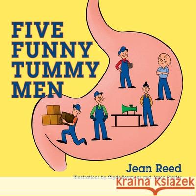 Five Funny Tummy Men Jean Reed Clyde Seymour Jason Fowler 9781614937098 Peppertree Press - książka