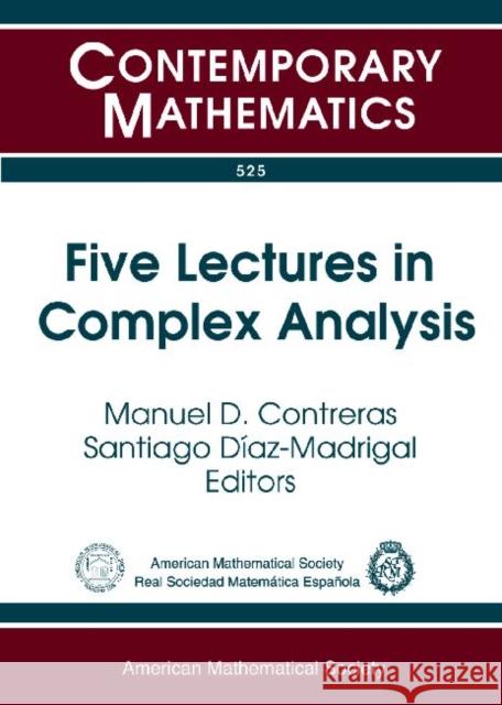 Five Lectures in Complex Analysis  9780821848098  - książka