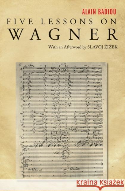 Five Lessons on Wagner Alain Badiou 9781844674817  - książka