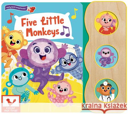 Five Little Monkeys Cottage Door Press 9781646386451 Cottage Door Press - książka